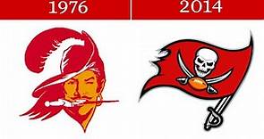 The Evolution of TAMPA BAY BUCCANEERS Logo (through the years)