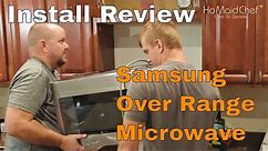 How To Install Over The Range Microwave With Samsung Review