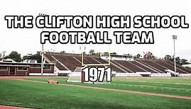 Vintage New Jersey. The Clifton High School Football Team 1971.