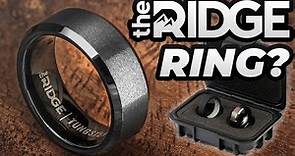 FINALLY Better Ring Options for Men? - The Ridge Tungsten Wedding Band Review