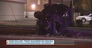 One dead, two injured after three-car crash