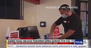 More than 100 AMC theatres open across the US