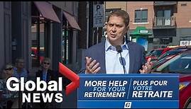 Canada election: Andrew Scheer speaks in Quebec | FULL