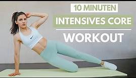 10 MIN CORE Workout | die besten Core + Rumpf Übungen | ohne Geräte | Tina Halder