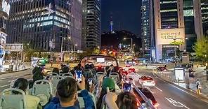 [4K] Seoul Night City Bus Tour - Drive around the buildings | 서울 시티투어버스 야경 투어 - 동대문에서 시작해 서울 한바퀴