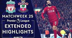 Liverpool v. Southampton | PREMIER LEAGUE HIGHLIGHTS | 2/1/2020 | NBC Sports