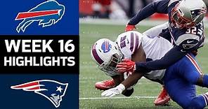 Bills vs. Patriots | NFL Week 16 Game Highlights