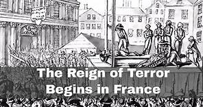 5th September 1793: The Reign of Terror begins in France