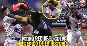 La vez que PEDRO MARTINEZ recibio el GOLPE más EPICO de la HISTORIA | MLB