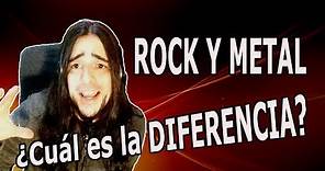 ¿Qué Diferencia hay entre el ROCK y el METAL?