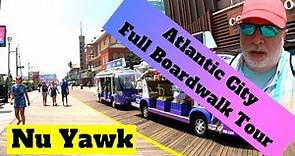 🟡 Atlantic City | A Full Boardwalk Tour From Ocean To Tropicana. A Walk & Talk About Atlantic City!
