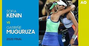 Sofia Kenin vs Garbiñe Muguruza Full Match | Australian Open 2020 Final