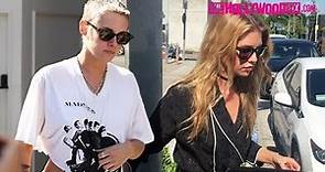 Kristen Stewart & Girlfriend Stella Maxwell Have Lunch At Gracias Madre In West Hollywood 6.28.17