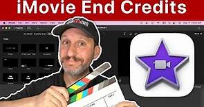 How To Add Credits With iMovie