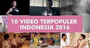 10 Video Terpopuler Indonesia Tahun 2016 - Youtube Rewind