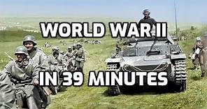 World War II in 39 minutes