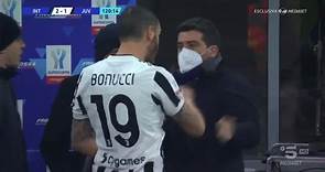 Leonardo Bonucci encaró a un dirigente del Inter de Milán. (Video: Mediaset)