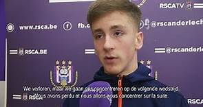 Alexis Saelemaekers after RSCA - Gent