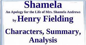 Shamela by Henry Fielding | Characters, Summary, Analysis