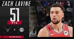 Zach LaVine 1st 50-PIECE OF THE SEASON 👀 51 PTS in Bulls’ loss to Pistons | NBA on ESPN
