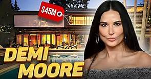 How Demi Moore lives and how much she earns