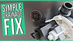 How to Fix GE Dishwasher Drainage Issues ||DETAILED REPAIR||Model GDT605PFM0DS||