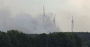 Forest fire rages in Germany's Brandenburg region