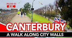 CANTERBURY | A walk around the walls of Canterbury filmed in 4K