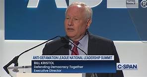 Bill Kristol Speaks at Anti-Defamation League Leadership Summit