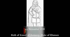 Birth of Lionel of Antwerp, Duke of Clarence