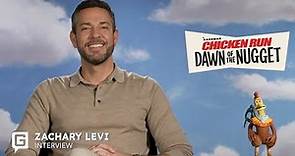 Zachary Levi on Chicken Run: Dawn of the Nugget