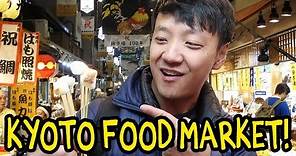 Kyoto Japan Street Food Tour! Nishiki Market