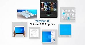 Introducing the Windows 10 October 2020 Update