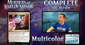 🌈 Complete Set Review! 🌈 - 🔪 Murders At Karlov Manor 🔪 - Multicolor Cards - Constructed And Limited