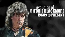 The EVOLUTION of RITCHIE BLACKMORE (1960s to present)