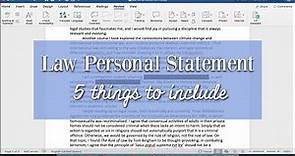 Law Personal Statement: 5 things to include (UCL, Cambridge, Durham etc.)