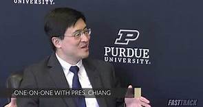 One-on-One with Purdue University President Mung Chiang