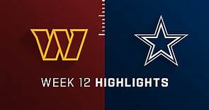 Commanders vs. Cowboys highlights | Week 12