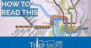 How to Read the DC Metro Map