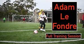 Adam Le Fondre | FULL TRAINING SESSION |Ex Premier League Striker & current A-League top goal scorer