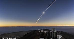 Total Solar Eclipse over La Silla Observatory