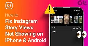 How to Fix Instagram Story Views Not Showing on iPhone & Android | Can't See Instagram Story Views?