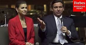 JUST IN: DeSantis Speaks At Pro-Life Christmas Gala Alongside Wife Casey In Des Moines, Iowa