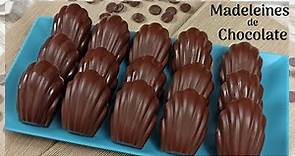 MADELEINES de CHOCOLATE | Magdalenas Francesas | Chocolate Madeleines Recipe | Cocinando Tentaciones