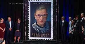 Ruth Bader Ginsburg honored with new postage stamp