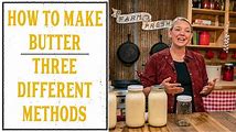 How to Make Delicious Homemade Butter in Different Ways