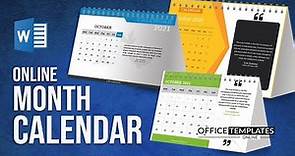 How to Create Month Calendar without using any Software | DIY Tutorial