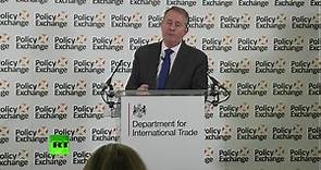 RT UK - LIVE: Dr Liam Fox makes a speech on Britain's...