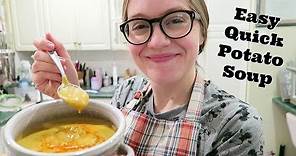 Easy Quick Potato Soup
