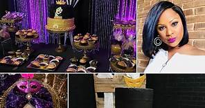Birthday Party Ideas for Adults| 30th, 40th, 60th & 50th Birthday Celebration|Bling Backdrop